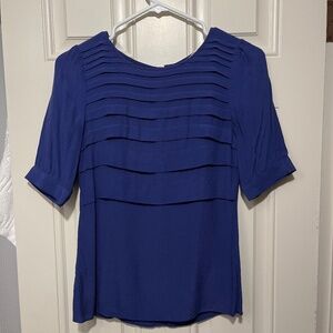 Royal blue blouse